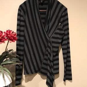 Ronen Chen long sleeve stripe top